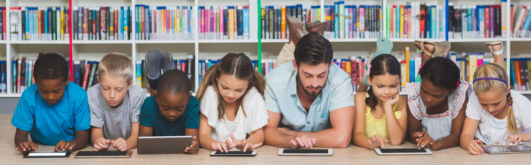 Group of people reading