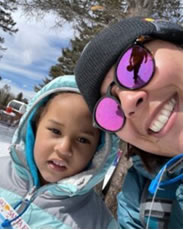 Kate Alderete and daughter